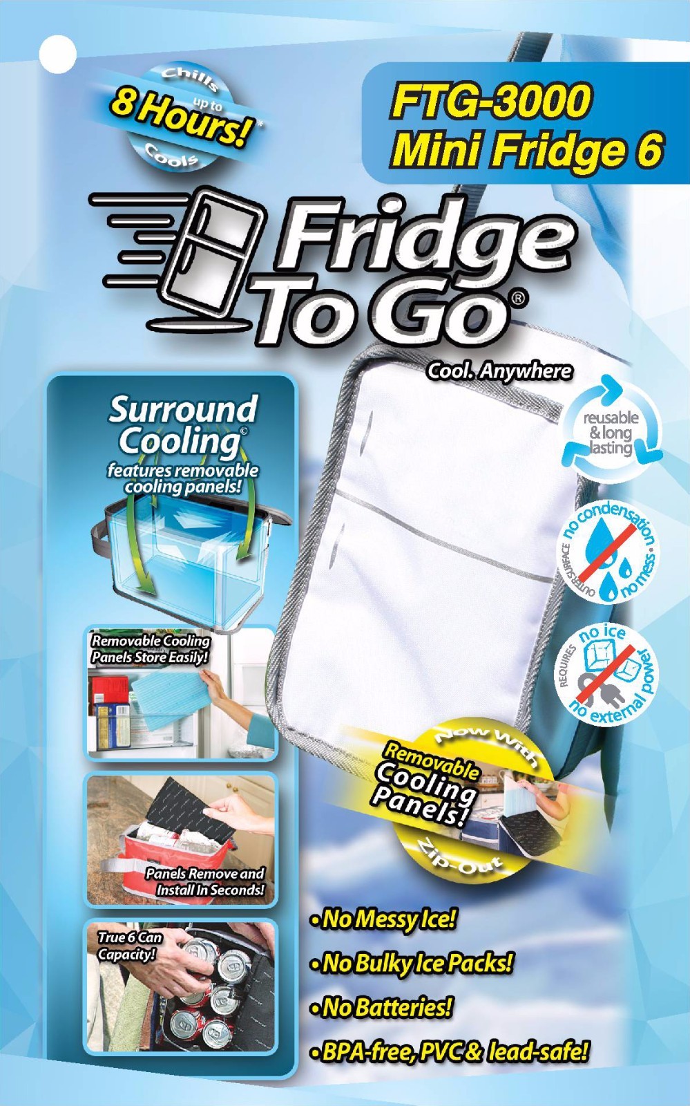 Fridge to go mini 6 fridge cooler bag