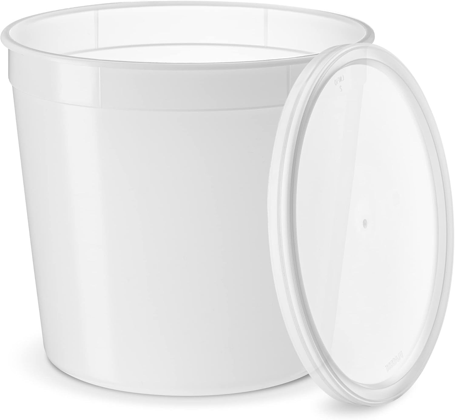 20 Sets 86oz Plastic Deli Food Storage Containers with Lids BPA Free