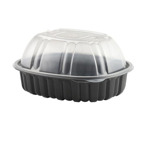 ANCHOR PACKAGING 4110600 NATURE’S BEST ROASTER P/P HIGH DOME VENTED LID BLACK (