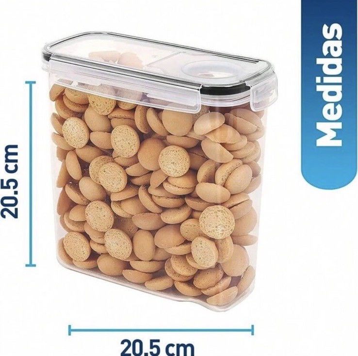 Cereal Containers Storage – 4 Pack Cereal Dispenser Airtight Food Storage Con…