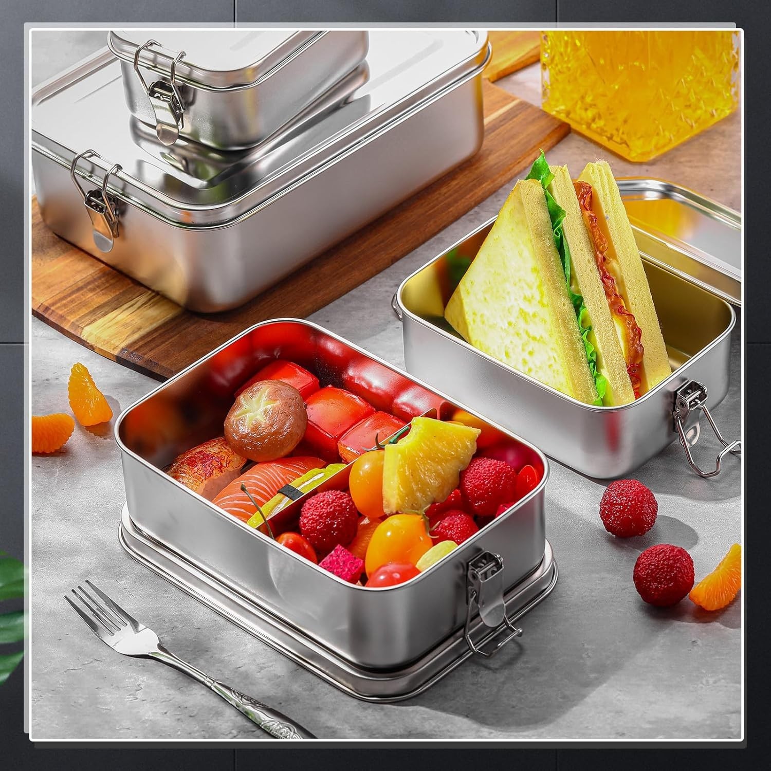 Gift-Worthy Stainless Steel Food Containers