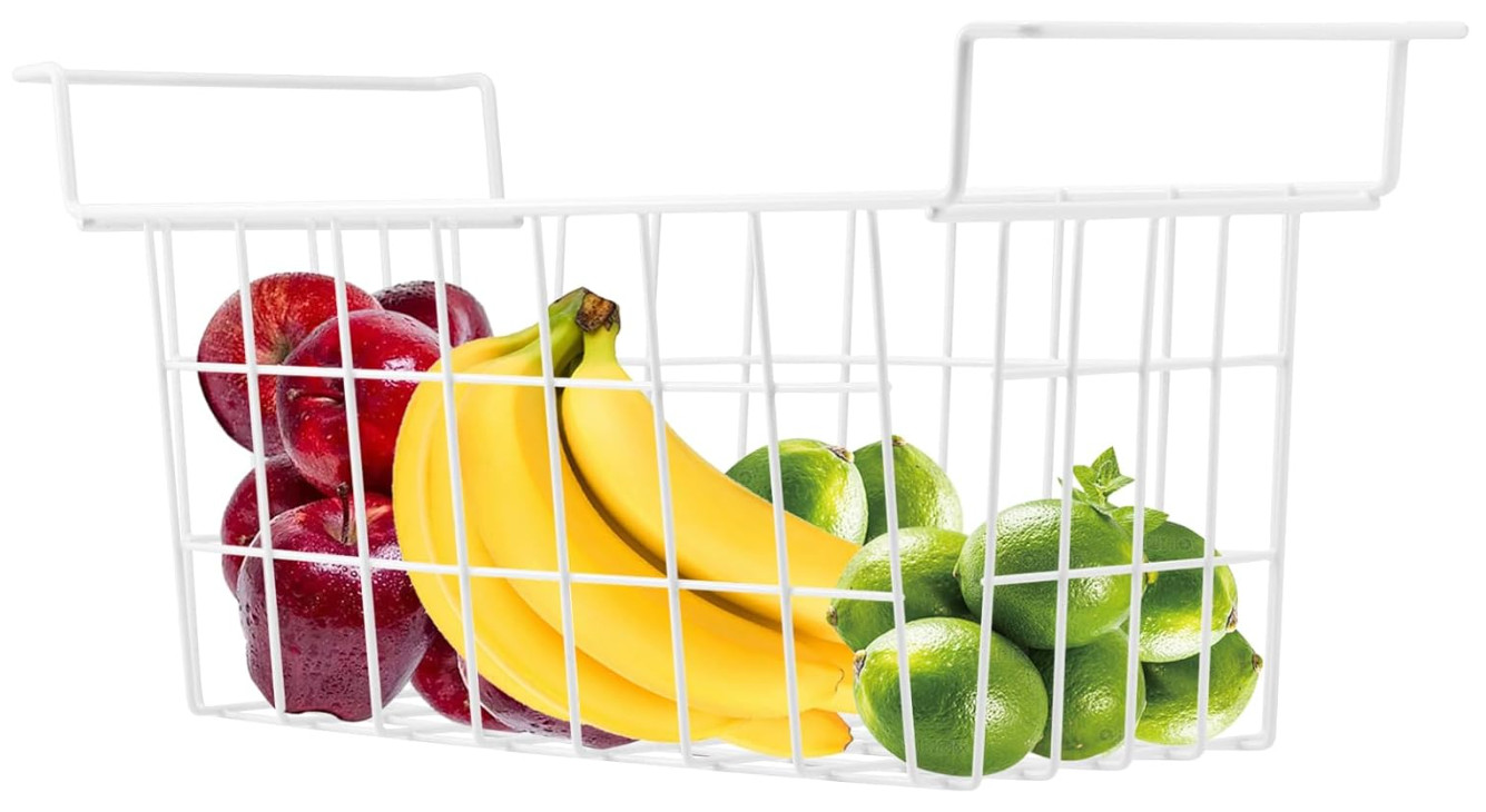 2 Pack 17.5″ Freezer Organizer Bins, Metal Wire Storage Baskets for Chest Freeze