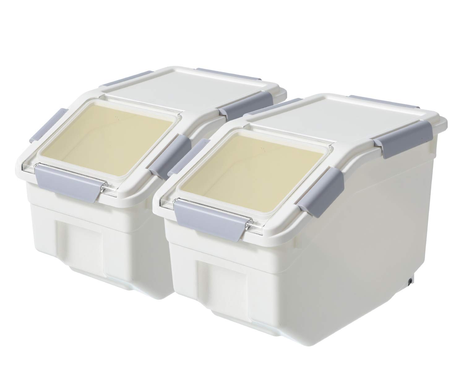 CITY BABY 2 Pack Airtight Flour Storage Container With Scoop,Dry Food, Sugar,…