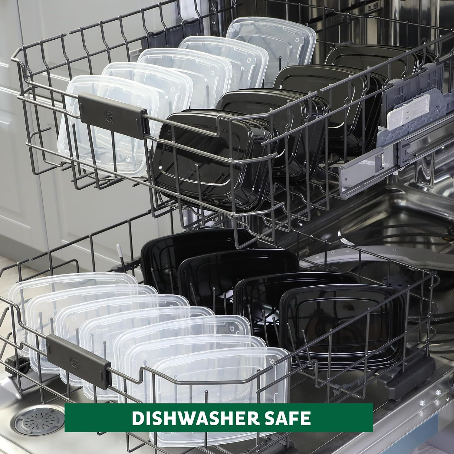 Freshware Meal Prep Containers 15 Count (Pack of 1) Compartment Food Storage Con