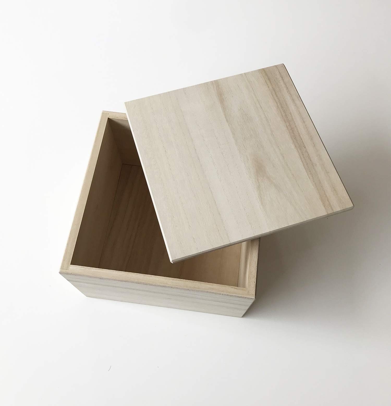 KATOMOKU Paulownia Rice Bin 5kg Storage White Wood Japan