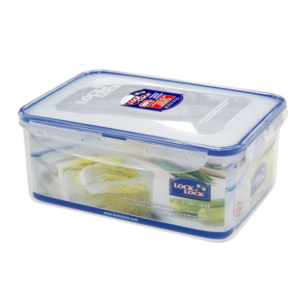 Lock Lock Classic Rectangular Food Container 2.3L 232x165x95 mm Kitchen Box