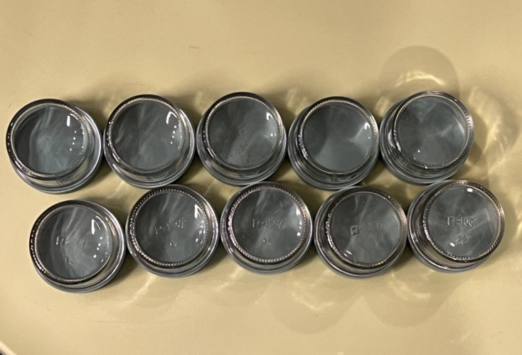 Sage Spoonfuls Glass Baby Food Containers with Lids -10 Jars , 2 oz