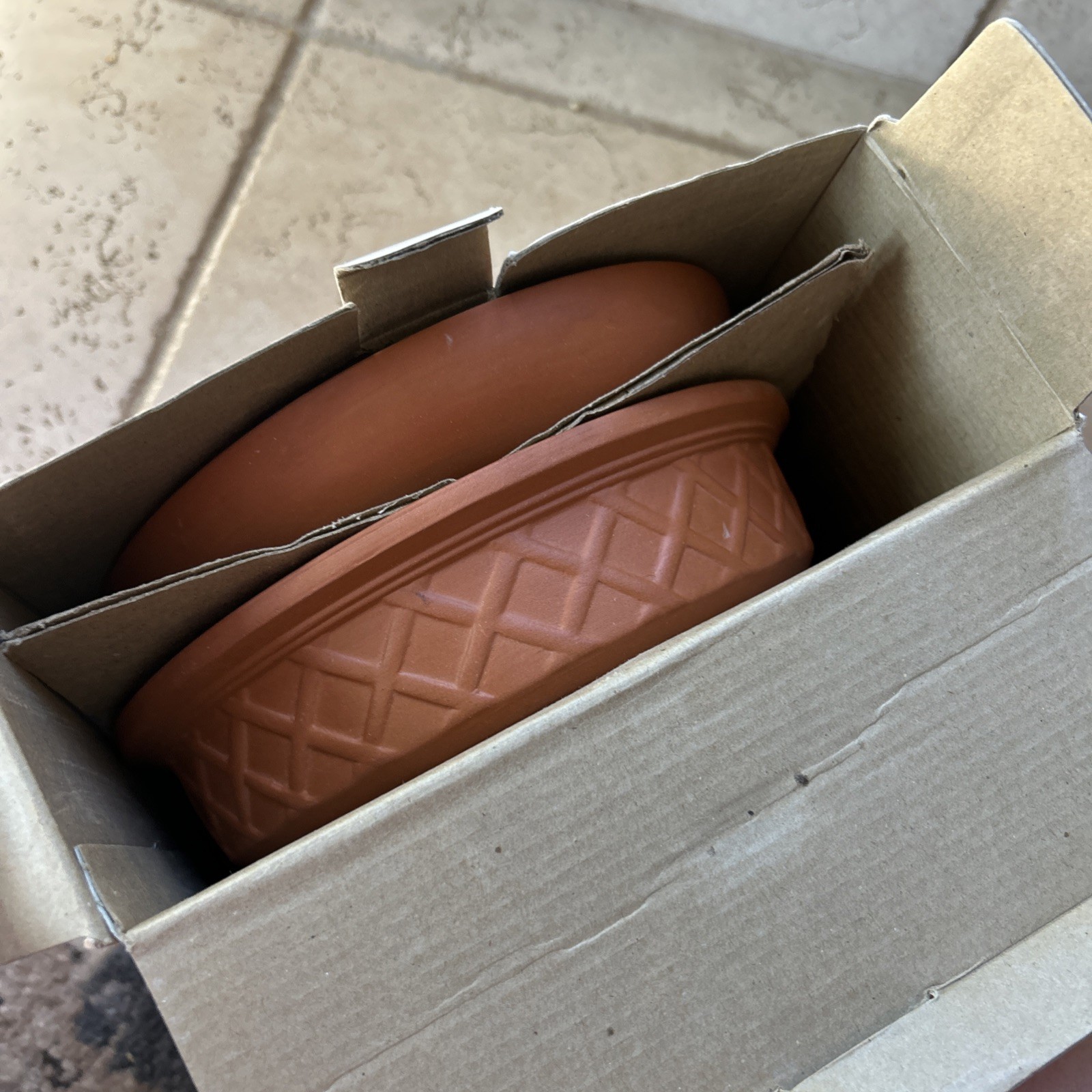 Fox Run Microwavable Terra Cotta Tortilla Warmer Glazed Interior 8 1/2″ NOS