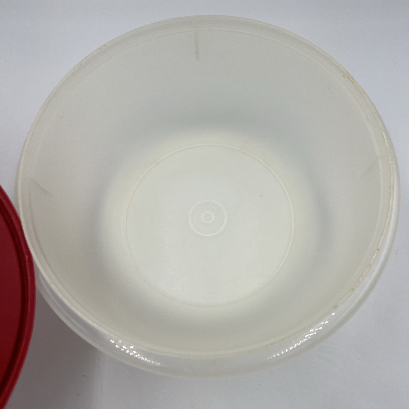 Tupperware Classic Mixing Bowl Vintage 272-12 With Red Lid 230-27