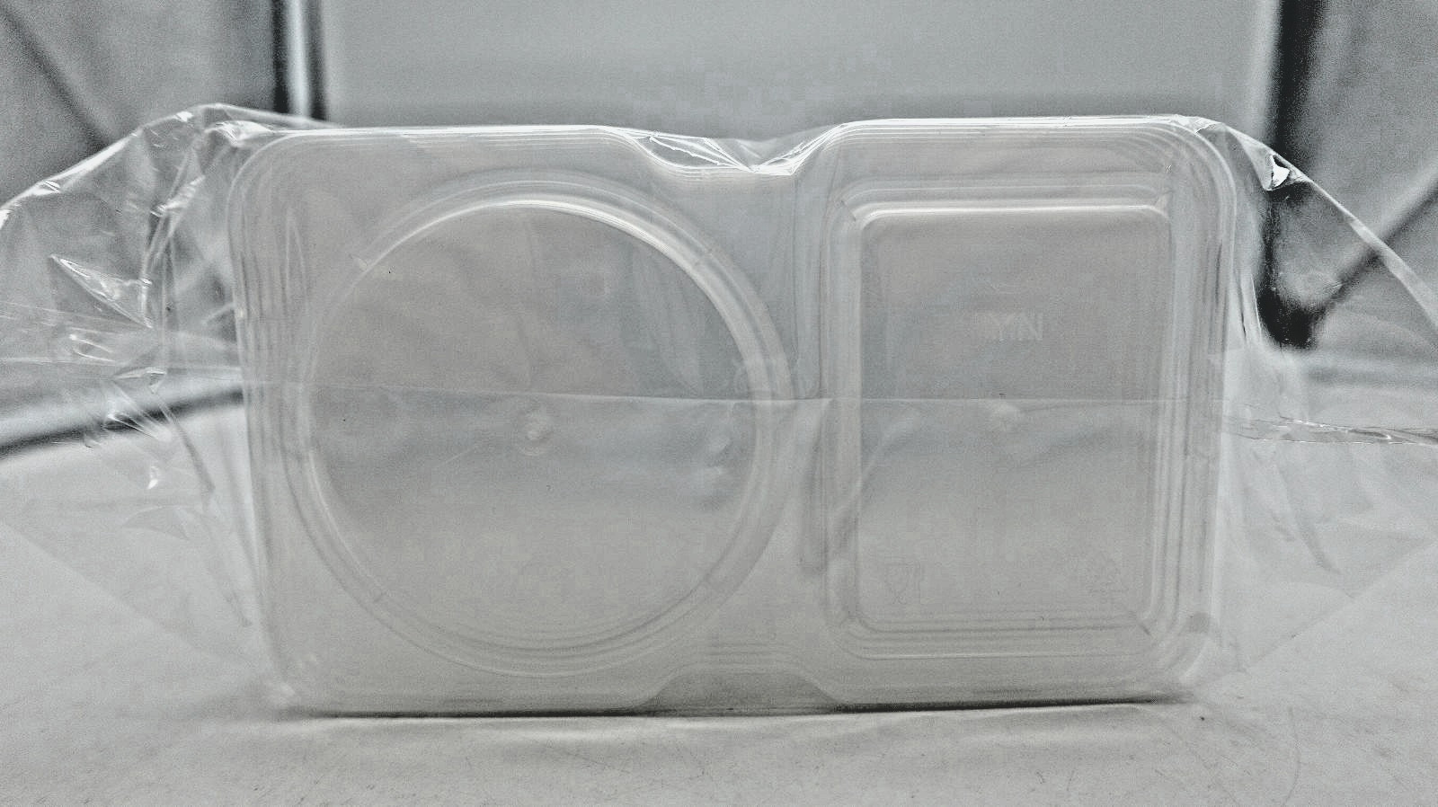 20 Pack Condiment Containers Double Compartment w/ Lid Reusable Leakproof 5x3x1”