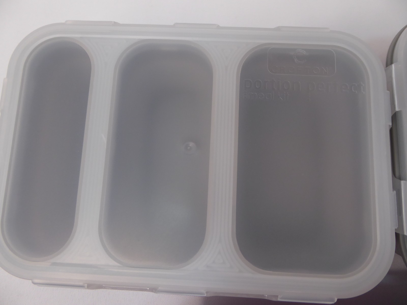 Crofton Portion Perfect Meal Kit – Lot of 3 Silicone Collapsible Meal Prep Trays