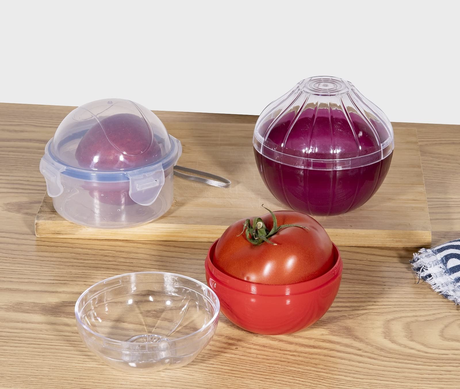 Ortarco Onion Keeper – Avocado Saver, Tomato, Lemon, Garlic Storage Container…
