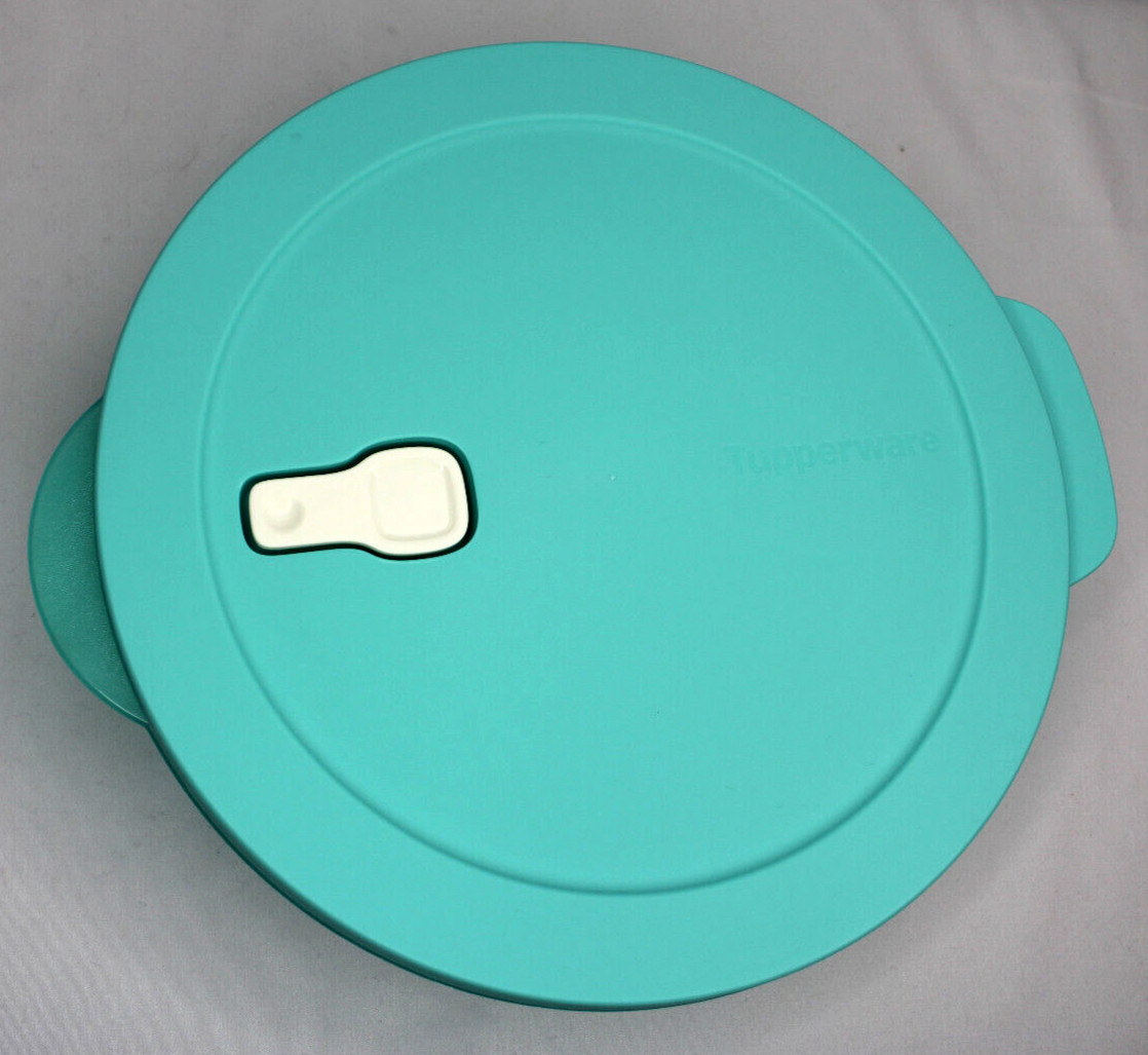 Tupperware Crystalwave Plus Divided Dish Vent Lid Large Mint Microwaveable 1.4L