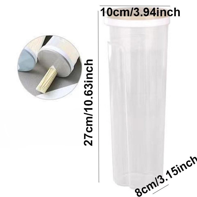 Food-grade Noodle Storage Can with Dividers for Kitchen Organization