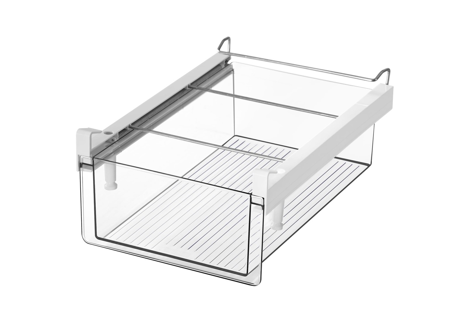 Large Fridge Drawer Organizer 14in-20in Upgradation Refrigerator Undershelf D…