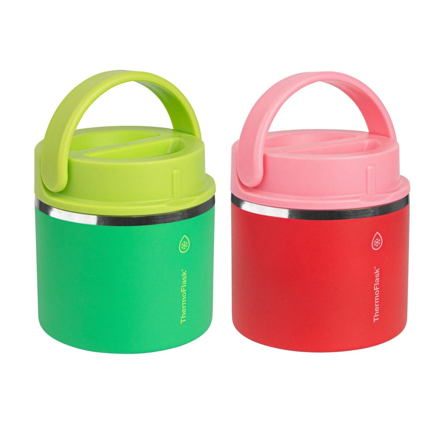 Thermoflask Insulated Food Jar Stainless steel BPA free 2 pack 20 oz Red Green