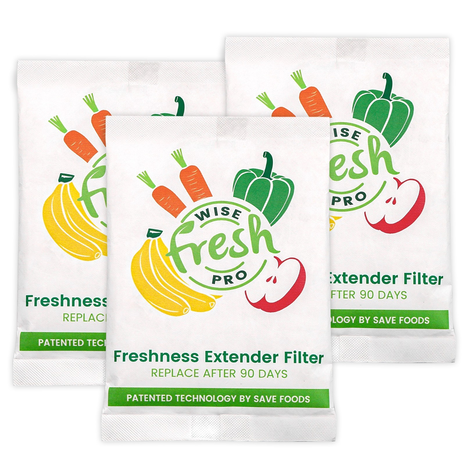 WiseFreshPro 2 oz (16 Pack) Produce Freshness Extender – Natural Ethylene Gas