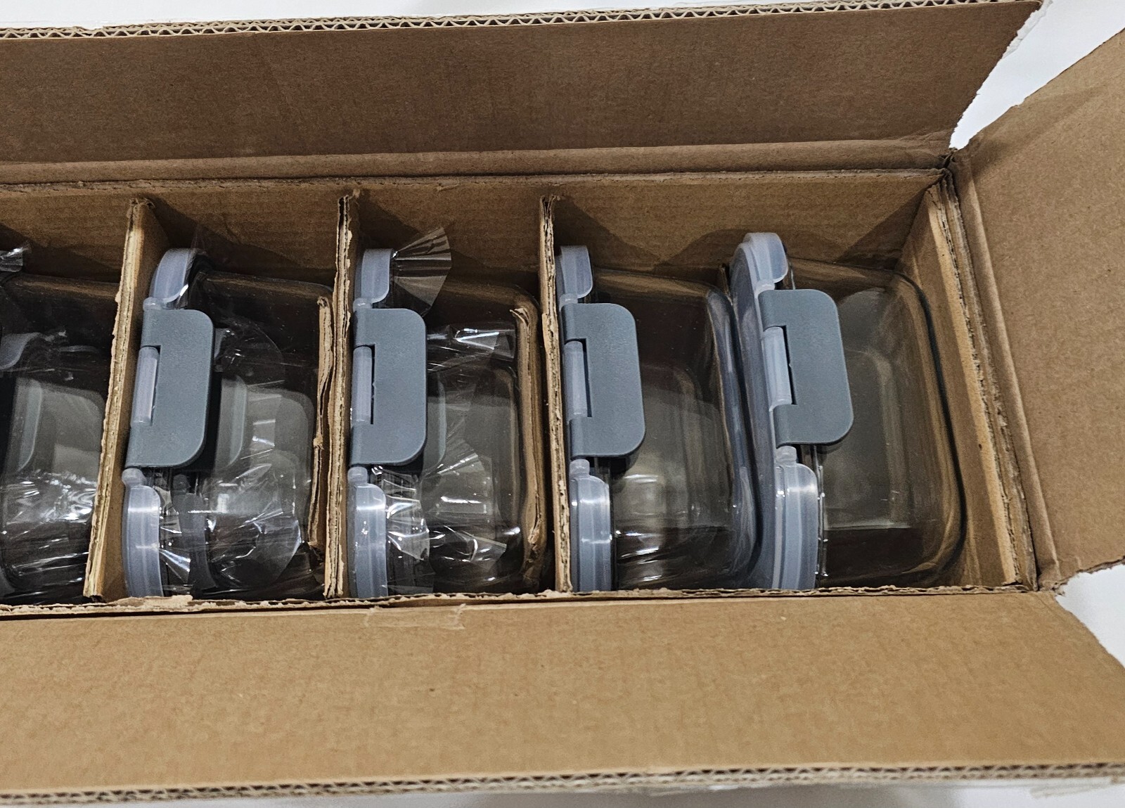 M MCIRCO Glass Meal Prep Containers with Lids 10-Pack Glass Food Storage