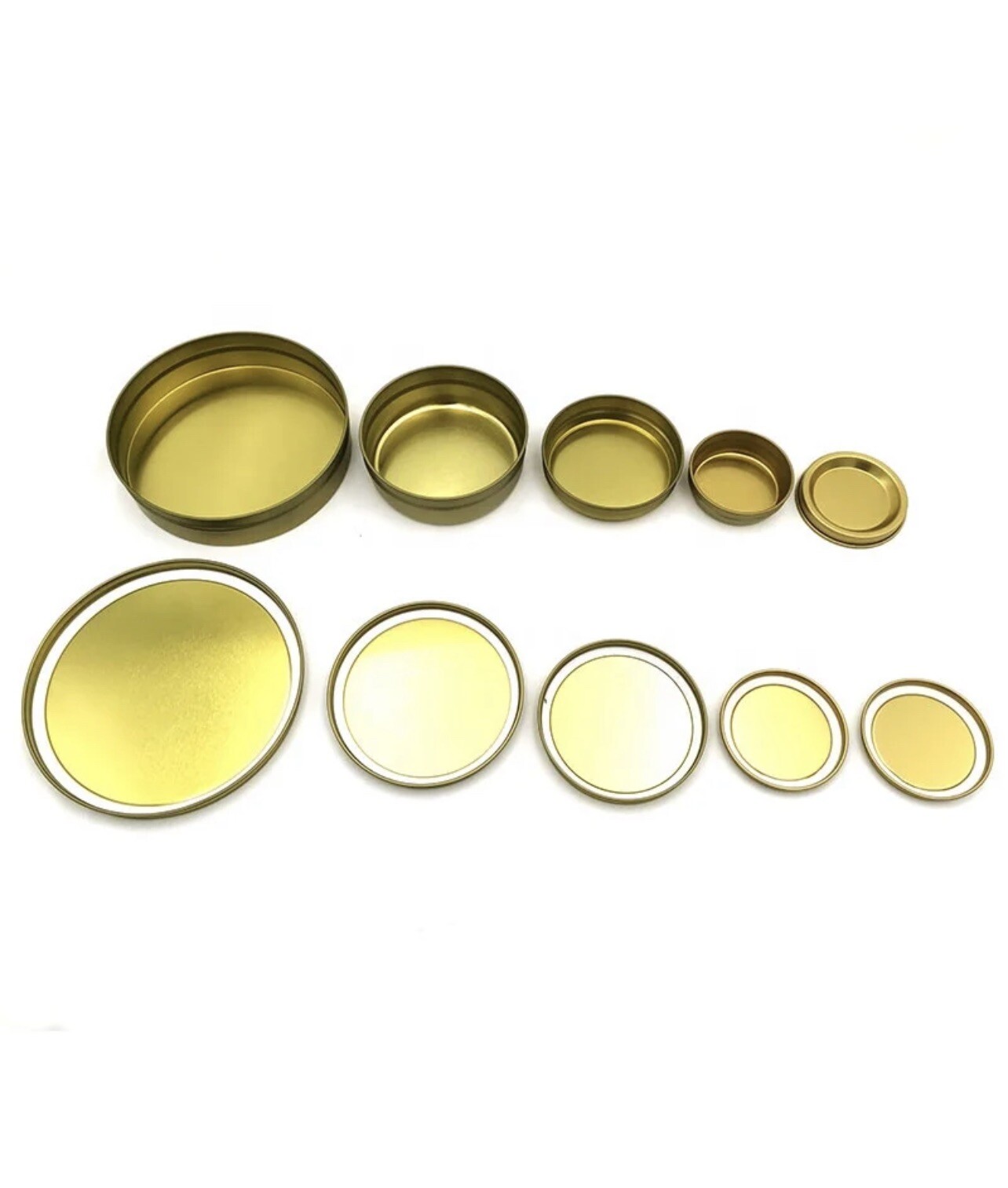 Gold Caviar Tin (Vacuum Sealable) 250g (100 tins)