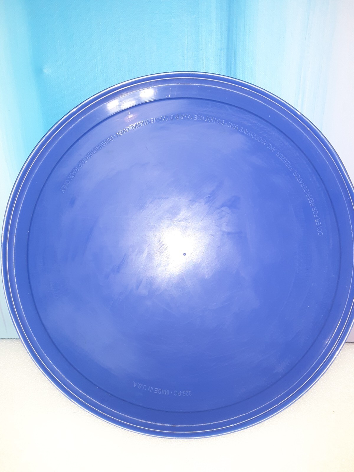 Pyrex 325-PC 2.5Qt Blue & 326-PC 4Qt Red Mixing Bowl Lids