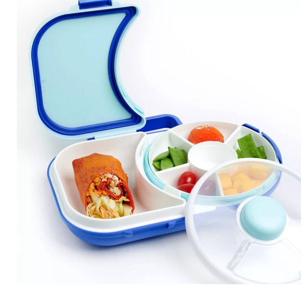 GoBe 2-in-1 Lunchbox With Original Snack Spinner | Green 8603G
