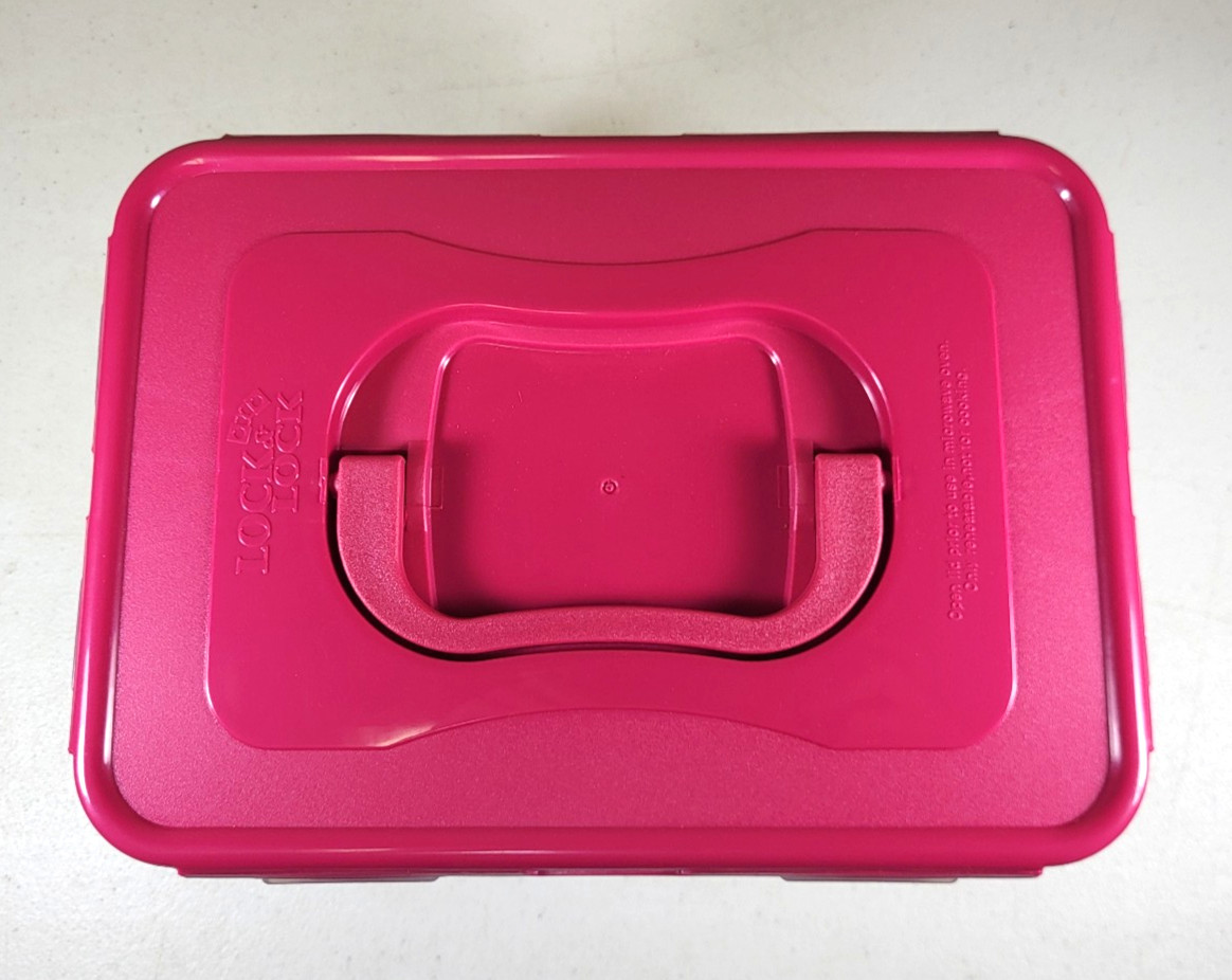 Lock & Lock Set of 5 Snap Lids & Flip Top Lids Dry Storage Containers
