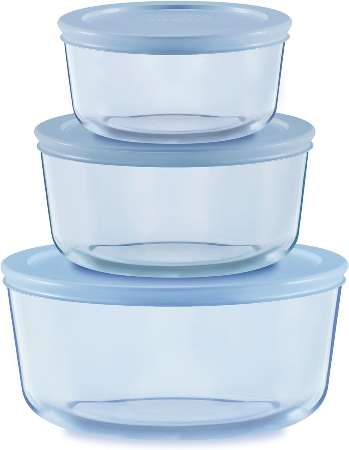 Colorful 6-PC Food Storage Container Set, BPA-Free, Microwave & Dishwasher Safe