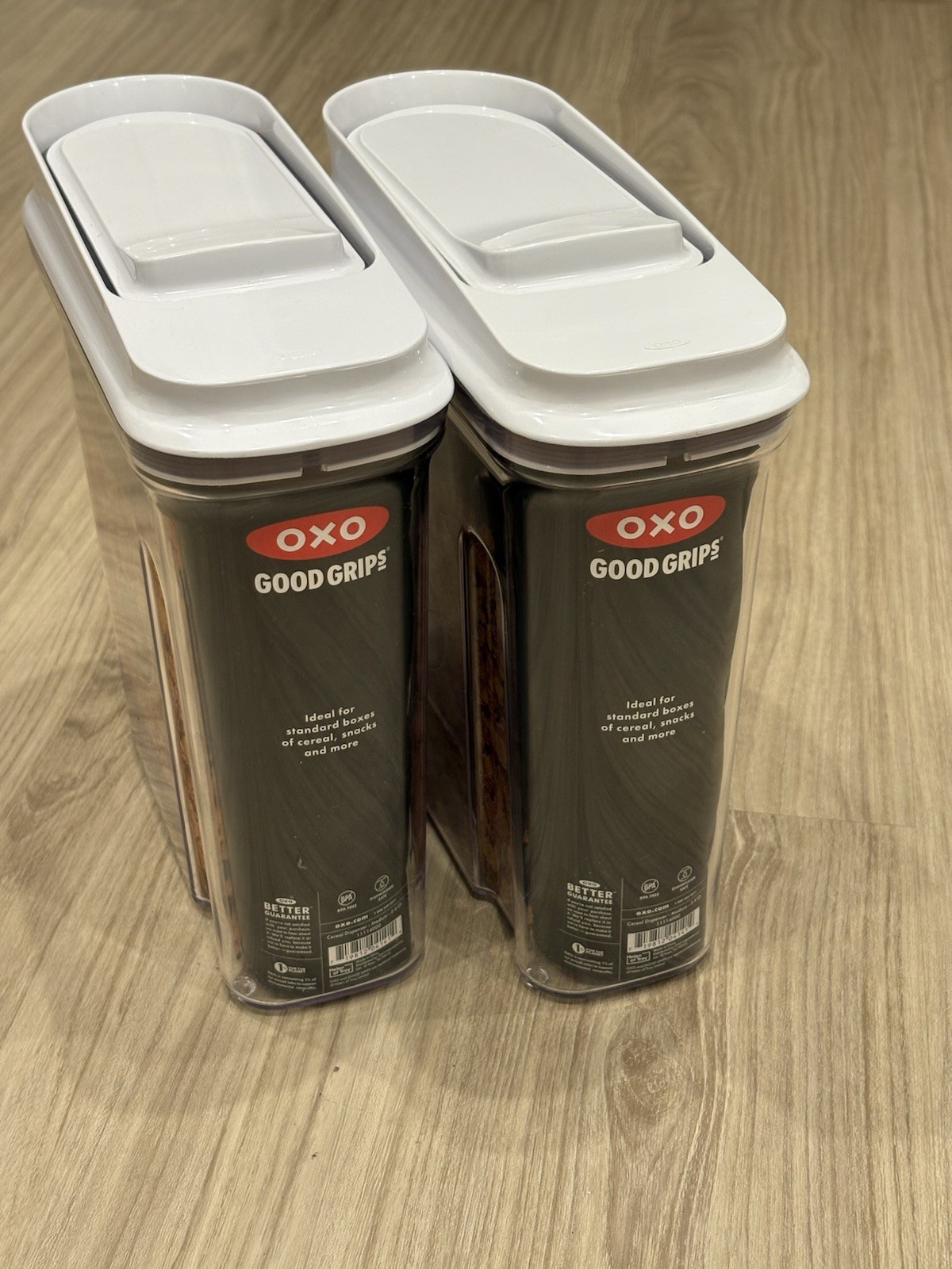 Lot Of 2 OXO Good Grips Airtight POP Medium Cereal Dispenser (3.4 Qt)
