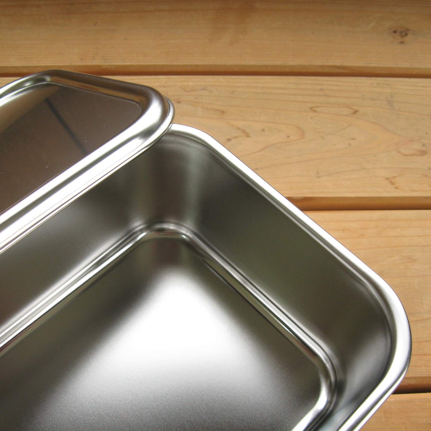 Tsubame-Sanjo Deep Type Container Set, 34.3cm, with Lid, Rectangular Storage Con