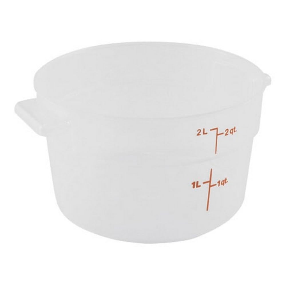 Cambro (Rfs2Pp190) 2 Qt. Round Polypropylene Food Storage Container – Camwear