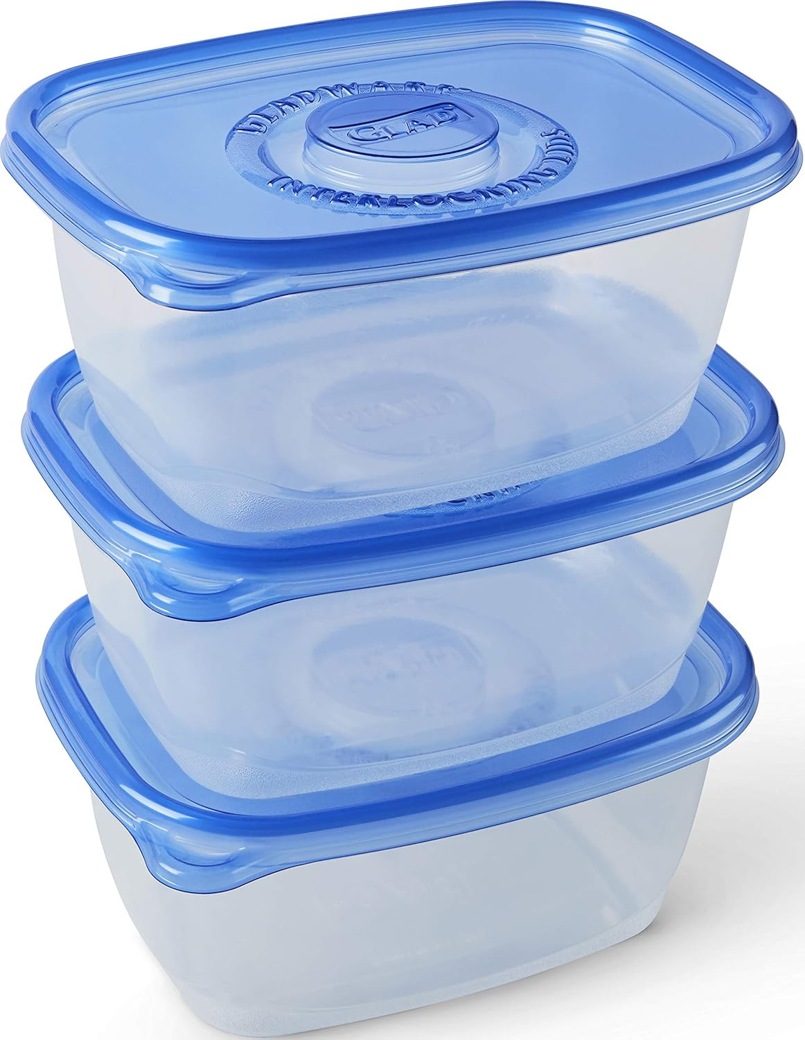 Glad Gladware Deep Dish Food Storage Containers Lids Large Rectangle BPA Free Me