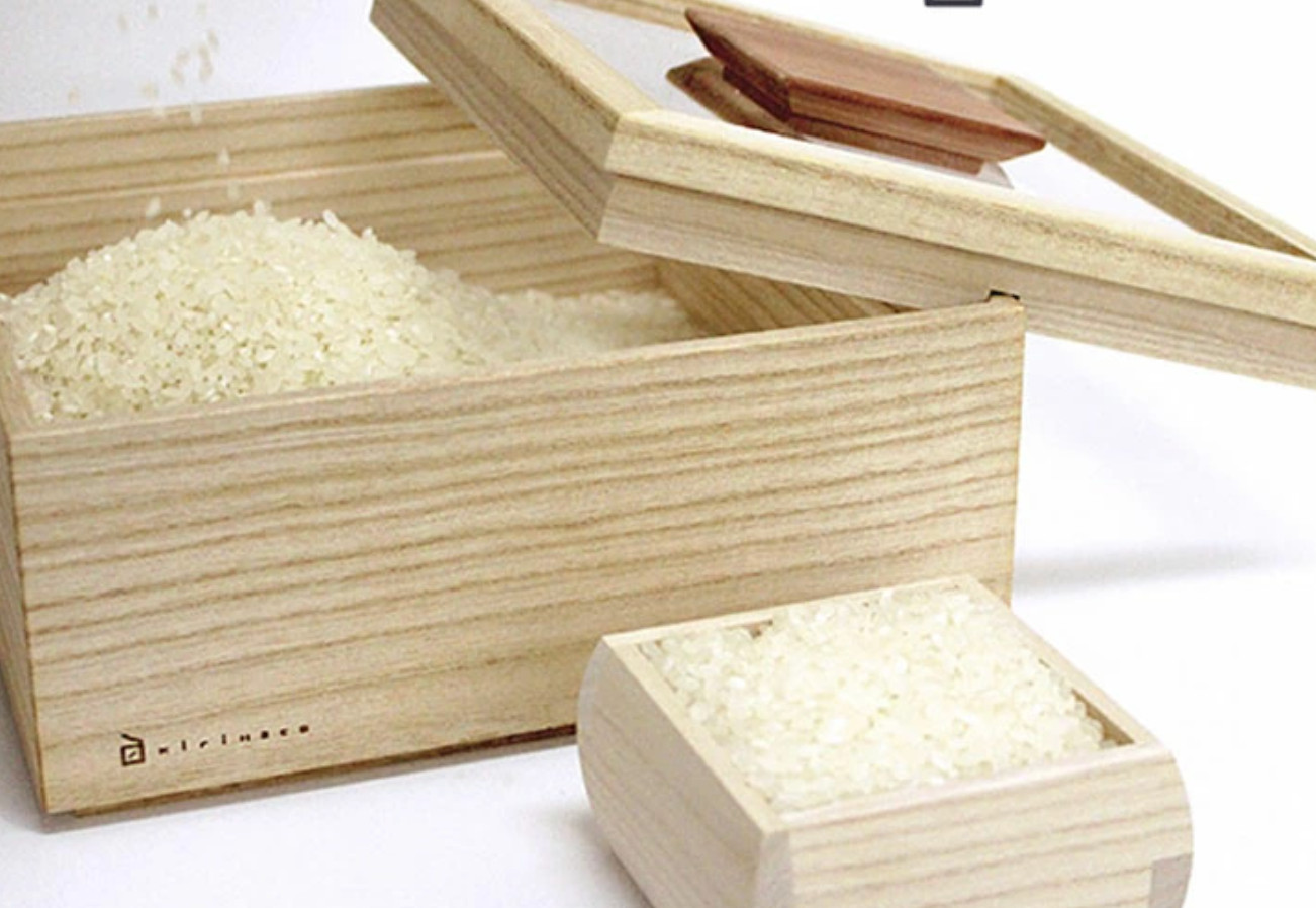 Masuda Kiribako Store Rice Bin kome bitsu 3kg Paulownia Rice NEW F/S