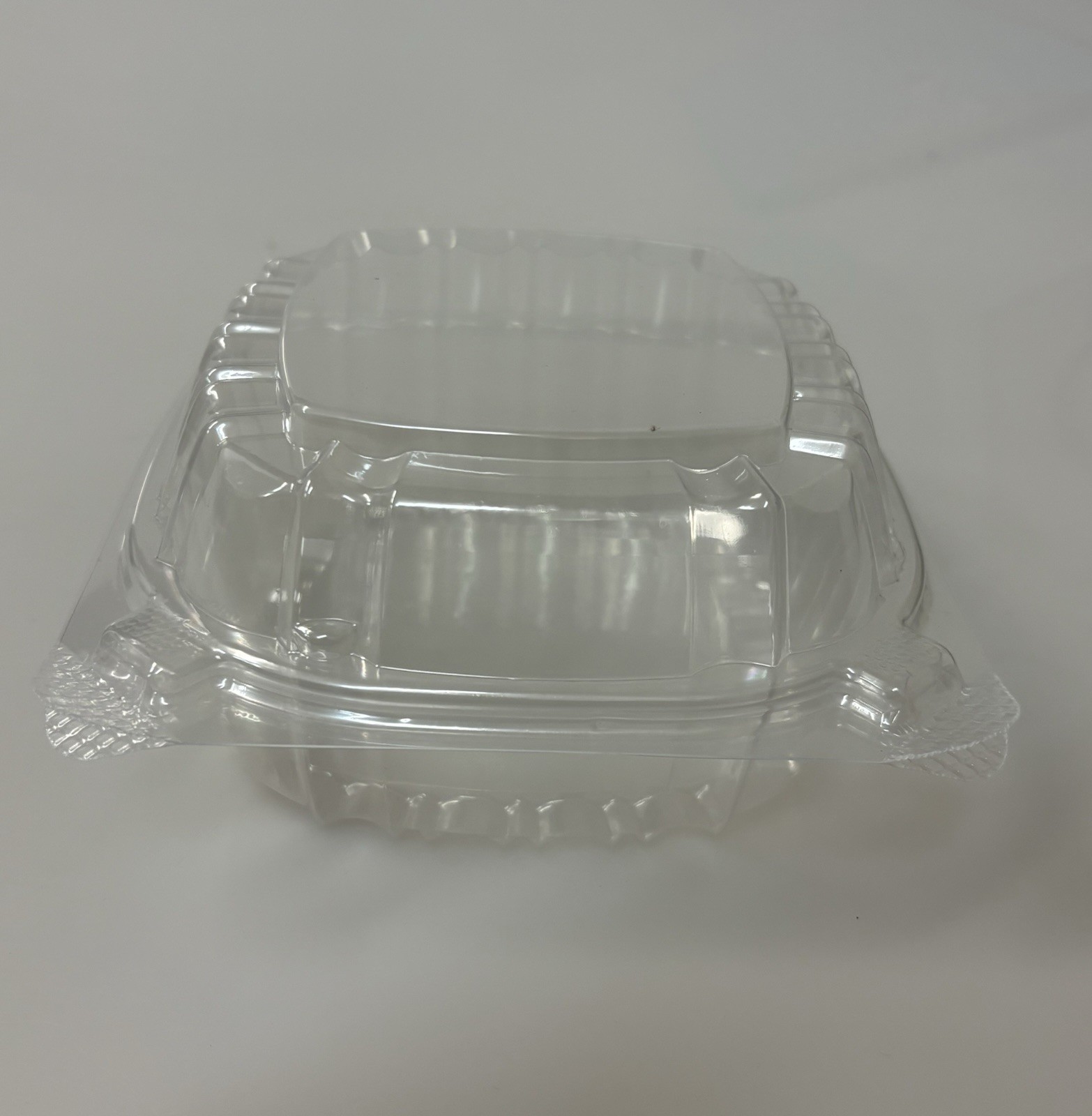 Clear Hinged Takeout Containers 500 Count 5x5x3”