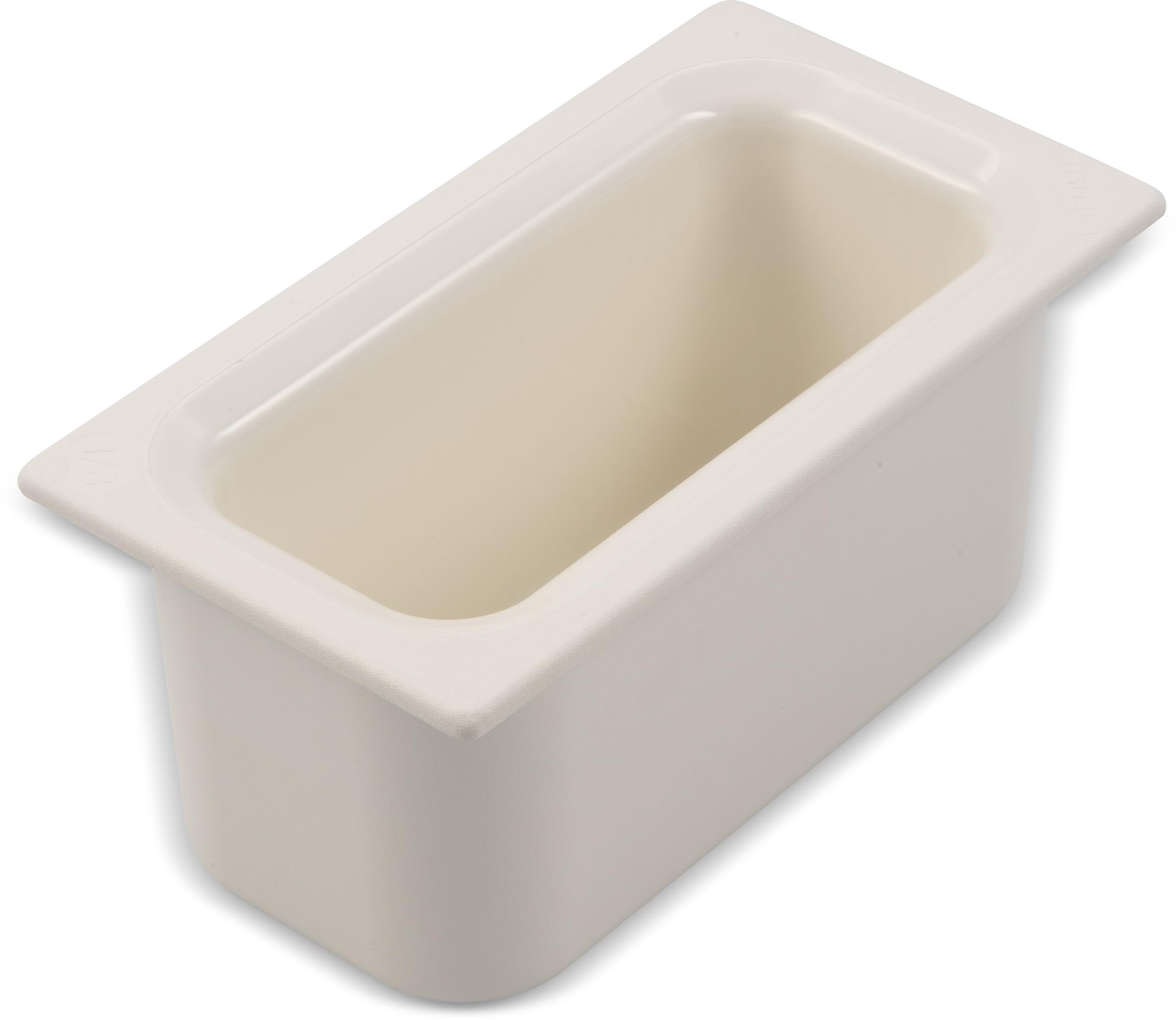 White CM110202 Coldmaster ABS Third Size Food Pan 4 Qt 12.68×6.89×6.01 Inch
