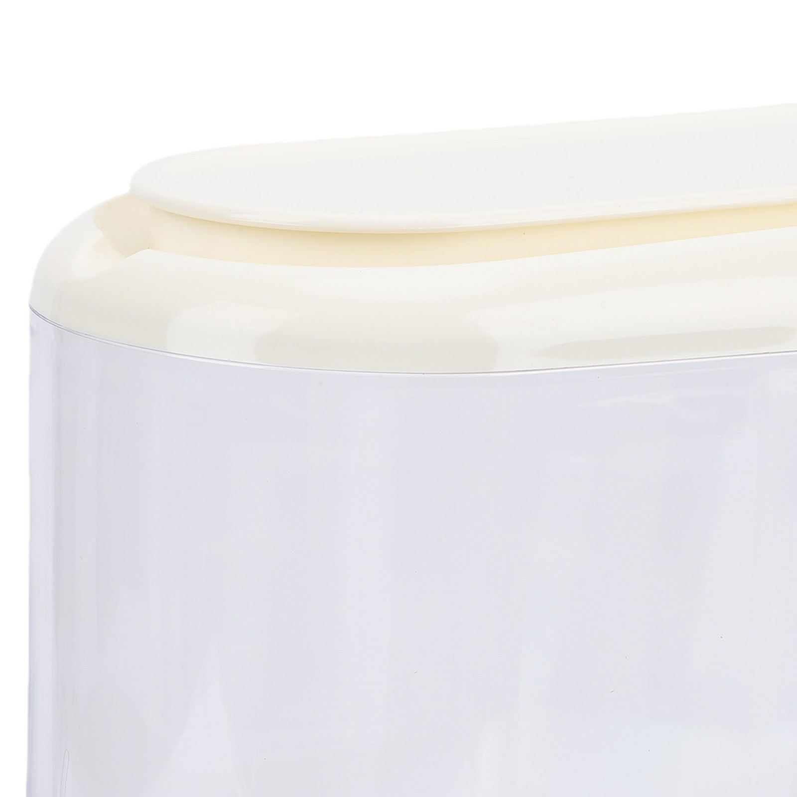 25 lbs Rice Dispenser Grain Container Storage with Measuring Cup Household Use