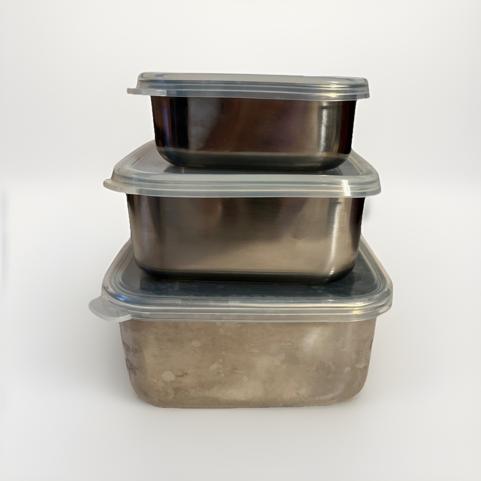 U-Konserve Nesting Food Storage Square Set Of 3