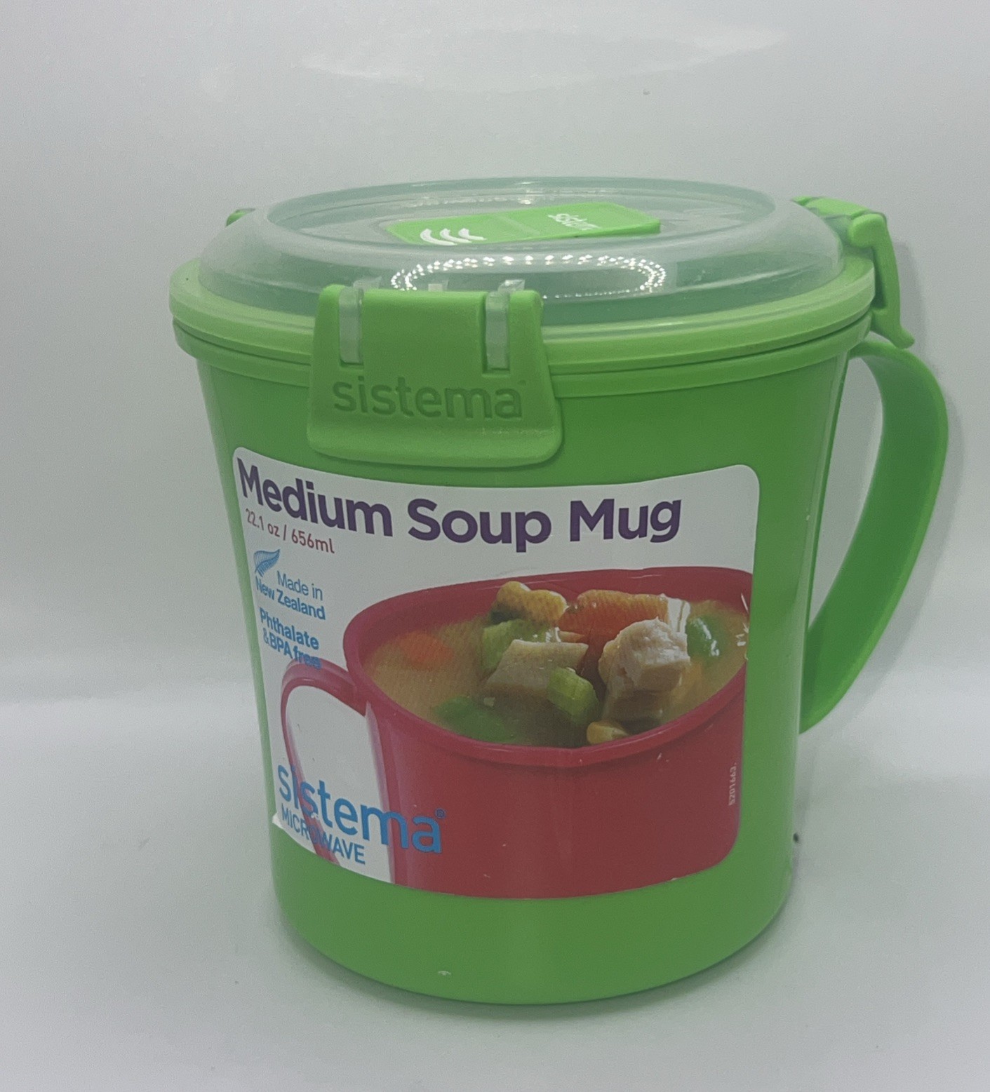 Sistema Microwave Medium Soup Mug | Microwave Food Container | 656 ml | BPAFr…