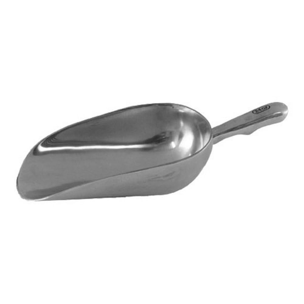 24-Ounce Aluminum Utility Scoop Medium Size for Ice Flour Dry Goods Metal
