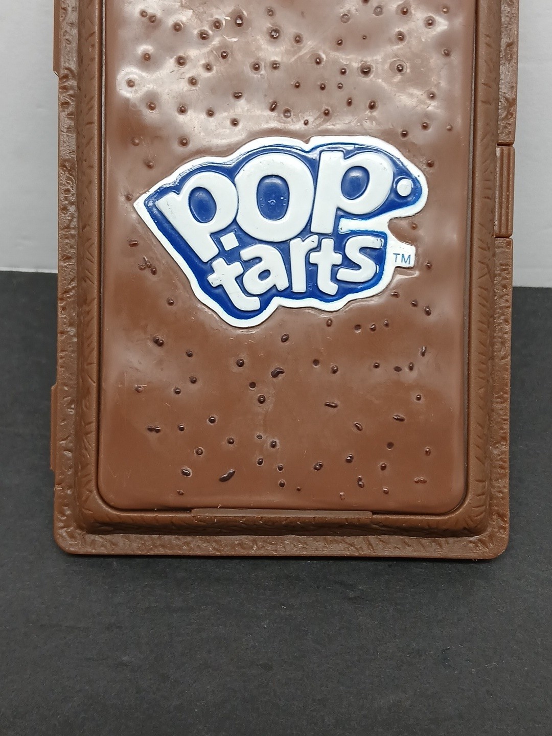 Pop Tarts Plastic Container Storage Case Brown Chocolate Sprinkles Kellogg 2004