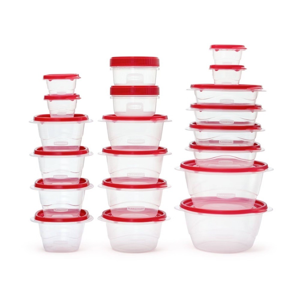40pc TakeAlongs Rectangle Set Food Storage Containers – Red-Fast delivery
