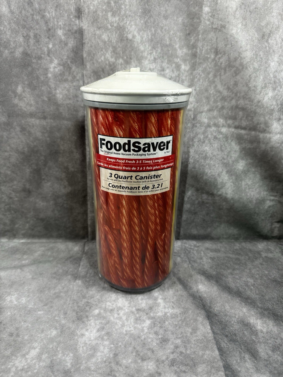 New FoodSaver Vacuum Pack System 3 Quart Canister Container Sealed