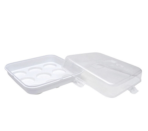 Sure fresh cup cake container storage 10.5 x 10.5 x 3.5 In