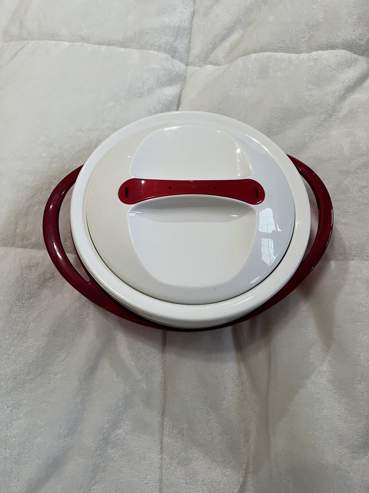 Pinnacle Tokyo Plast Thermo Insulated Food Bowl Red & White