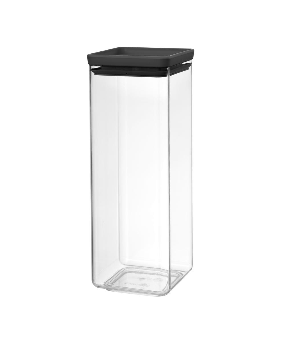 Brabantia Square Canister (Dark Grey) – 2.5 Litre