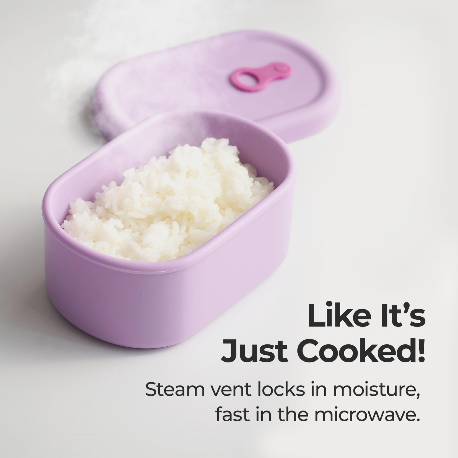 Simvola Premium Korean-Made Silicone Airtight Food Container Steam Bpa