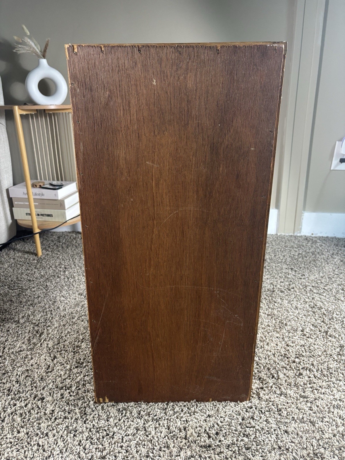 Vintage Rustic Wooden Potatoes & Onions Storage Bin Cabinet Kitchen Vegetable