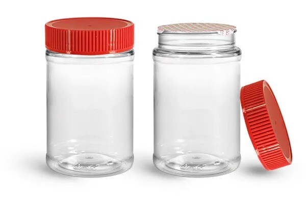 Bulk New 15oz Sealable Plastic Jars 450ml Food/Arts Crafts/Beauty 1000 Units+
