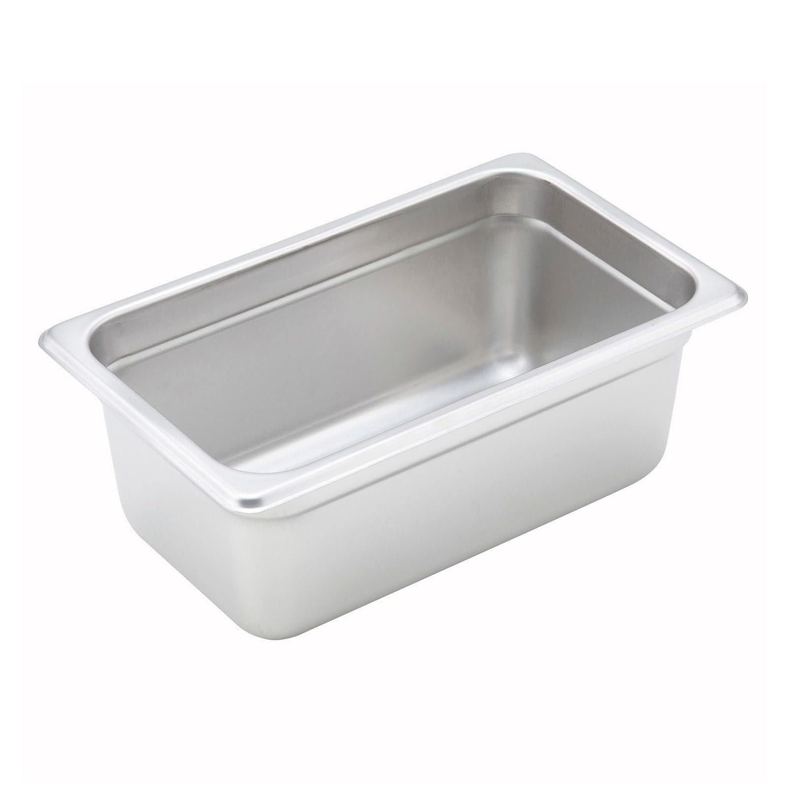 1/4 Size 4 Inch Deep Metal Food Pan Steam Table Pan AntiJam 22 Gauge
