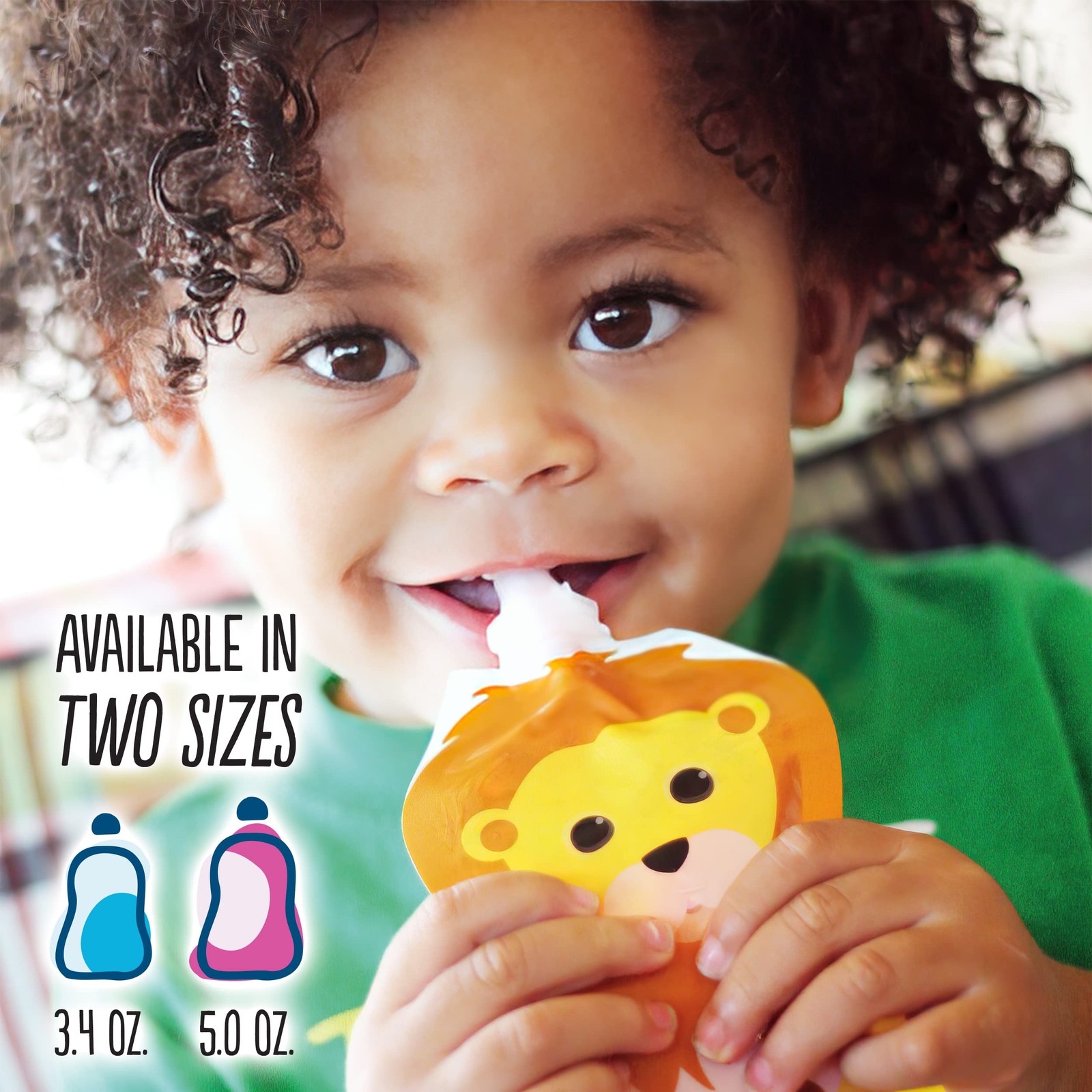 Reusable Pouches For Babies, Toddlers, 6 Pack