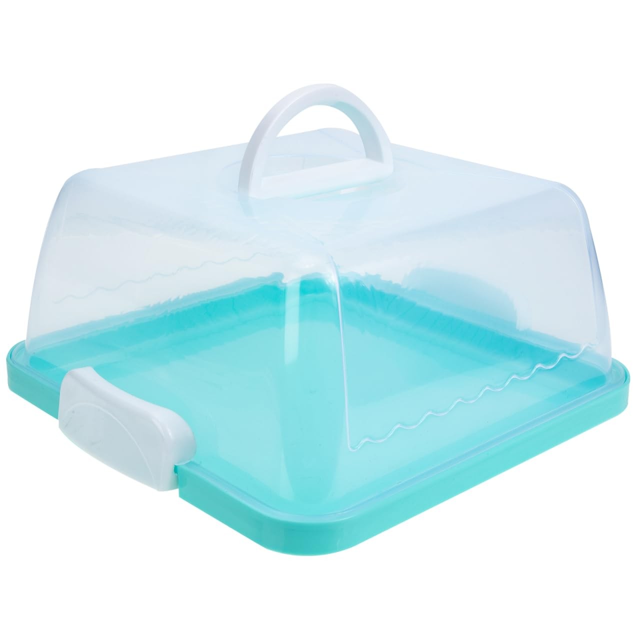 Portable Cake Box Round Cake Cover Square Cake Carrier Cake Stand Cupcake Hol…